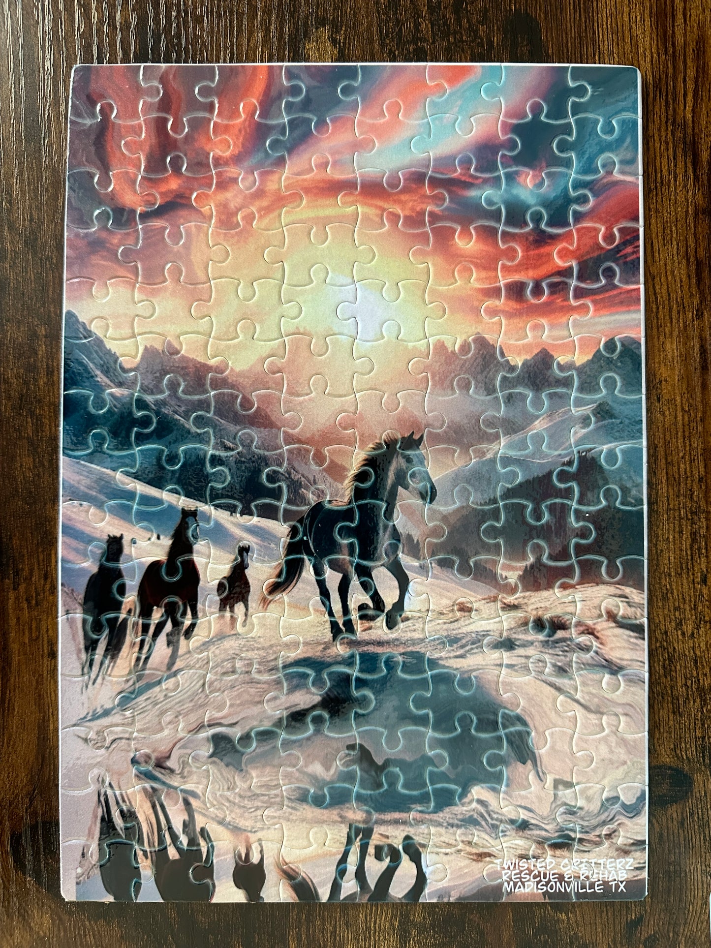 Horse running puzzle