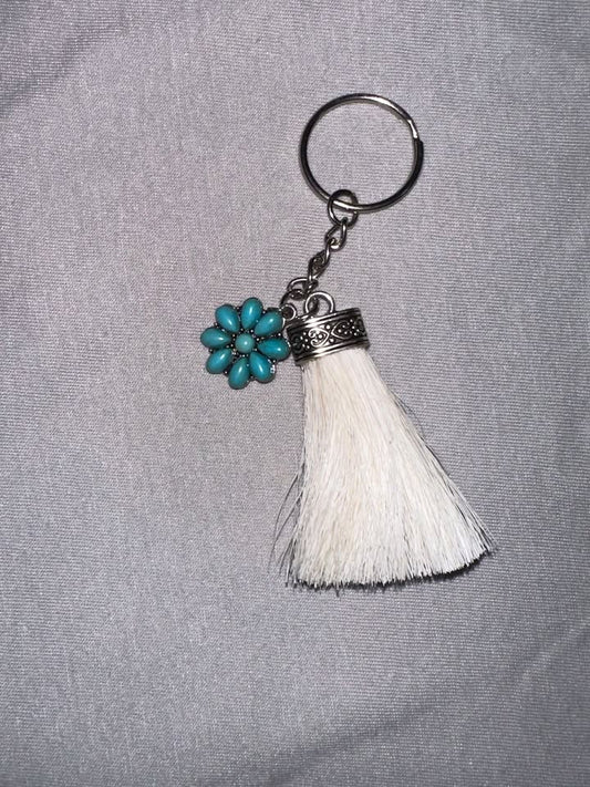 gracie horse hair keychain