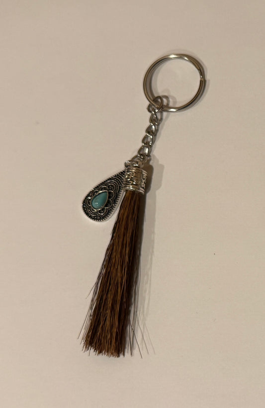 Horse hair keychain from sally