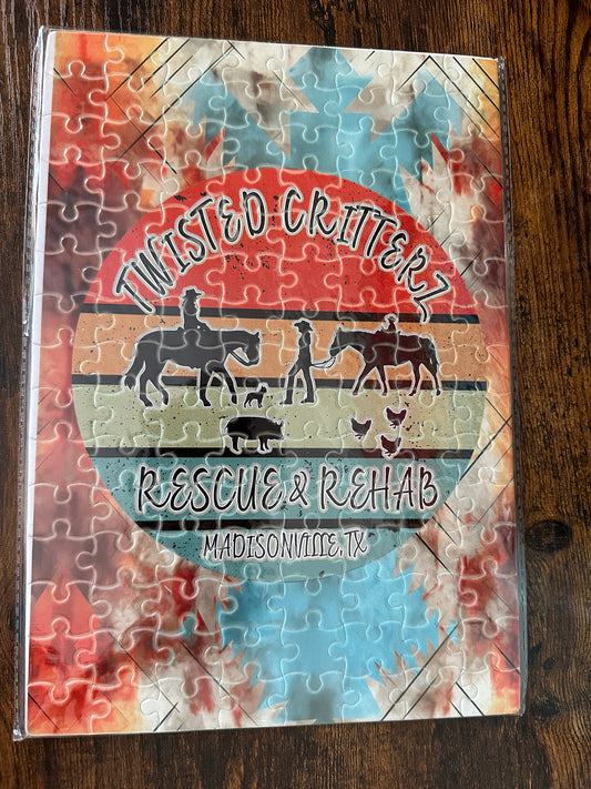 Twisted critterz logo puzzle